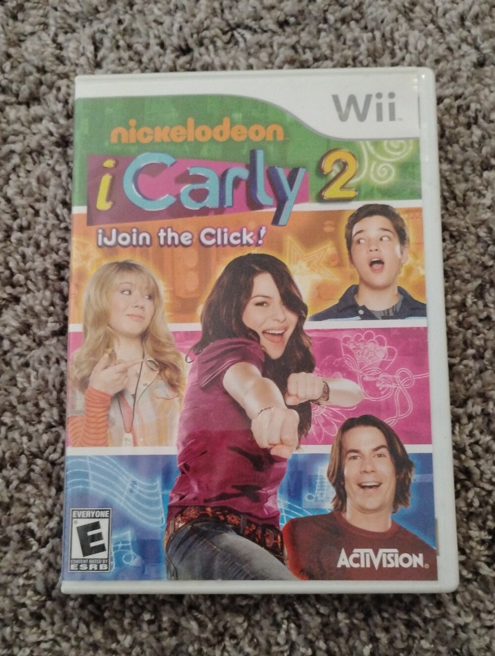 iCarly 2: iJoin the Click! (Nintendo Wii) - Game & Case (No Manual)